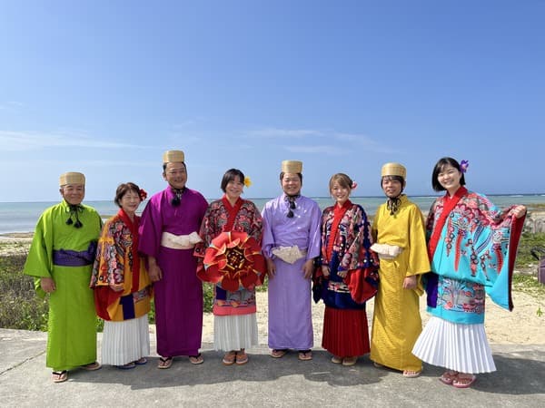 体验非物质文化遗产的琉球传统「红型衣装」！~女性限定方案~